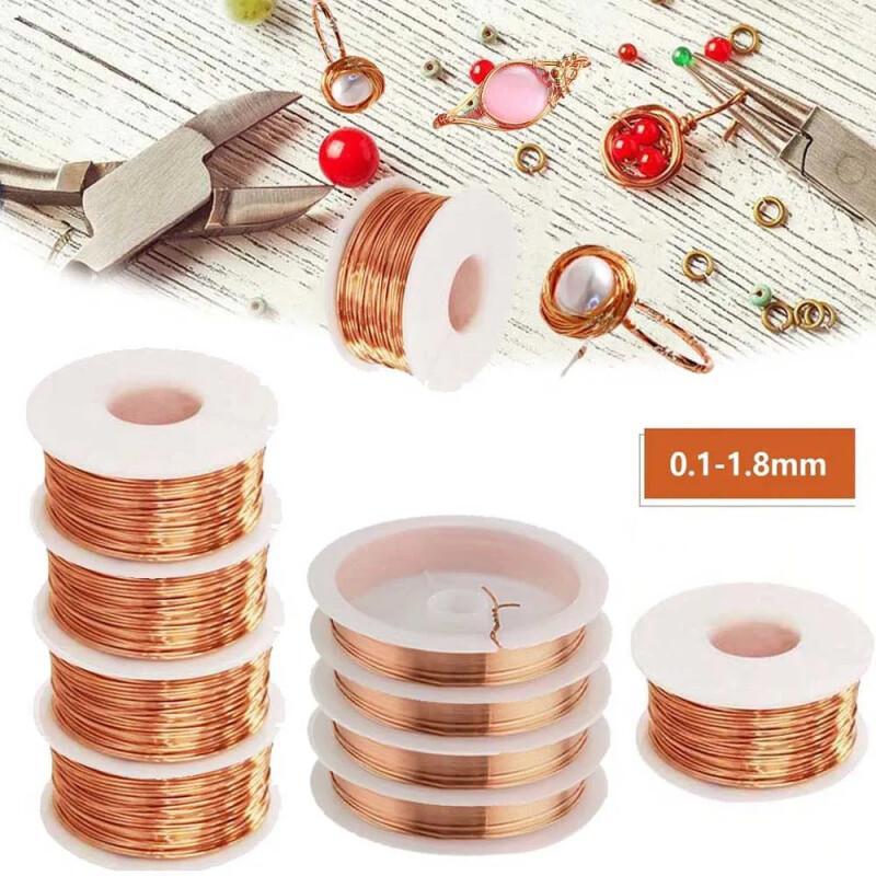 Copper Wire Roll - 10M 베어 구리선 순수 구리선 T2
